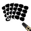 Latikaly Mouthpiece Patches, 40-Pack, Saxophone Mouthpiece Cushions, Alto Saxophone Mouthpiece Pads, Durable and Practical Rubber Cushions for Protect