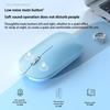 Эргономичная беспроводная мышь с подключением 2,4G и Bluetooth 5.0, перезаряжаемая Type-C, 1600 DPI, бесшумный дизайн