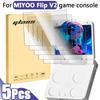 1-5 шт. Закаленное стекло для игровой консоли Miyoo-Flip V2, Защитные пленки для экрана с защитой от царапин, HD Clear, для Miyoo-Flip V2