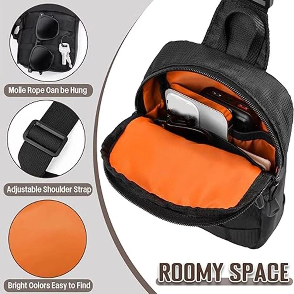 Регулируемая многофункциональная нагрудная сумка, водостойкая уличная нагрудная сумка, спортивная сумка-жилет, для пеших прогулок