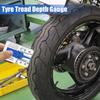Tire Depth Ruler, Tire Groove Depth Measuring Device, ABS Pocket Size, Compatible with Cars,