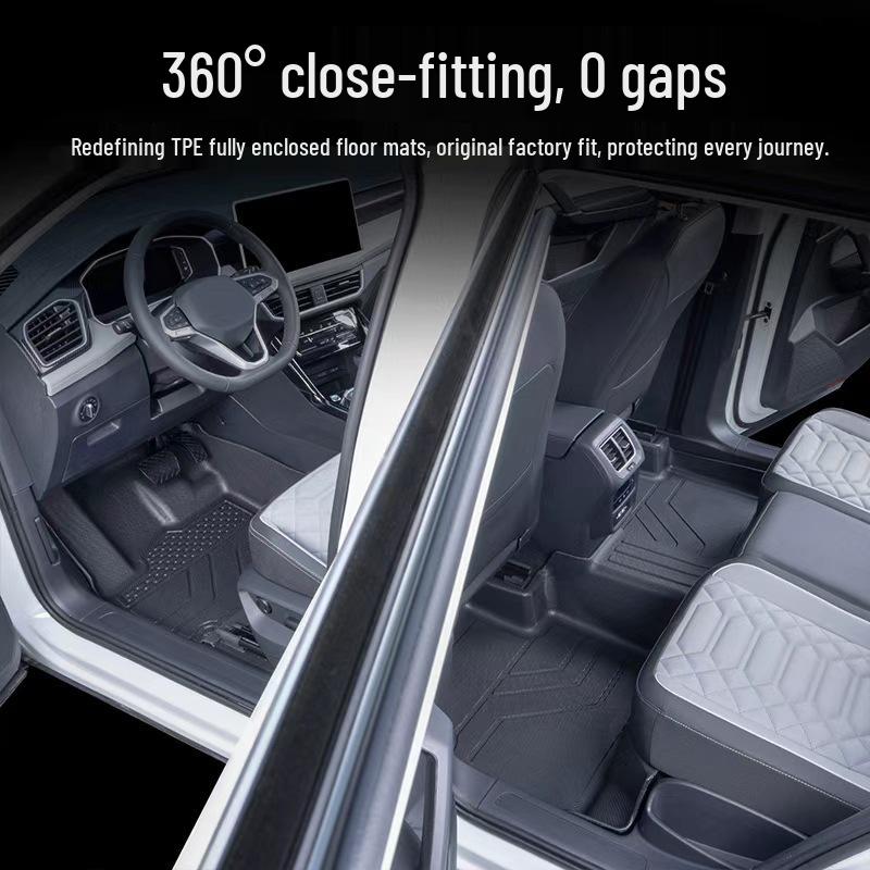 Коврики в салон автомобиля из ТПЭ, серия Logo: Нескользящий, водонепроницаемый и износостойкий