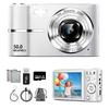Digital Camera Video 50 with 32GB Micro SD AF Compact Large 16x Two Image Lightweight Japanese Instruction Ideal for Students and School and Instagram