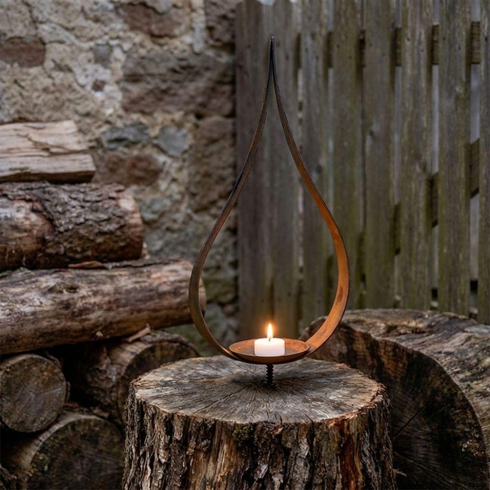 Non-slip Iron Candle Holder Stable Metal Candle Stand Multi-purpose Candlestick Rack Wedding Table