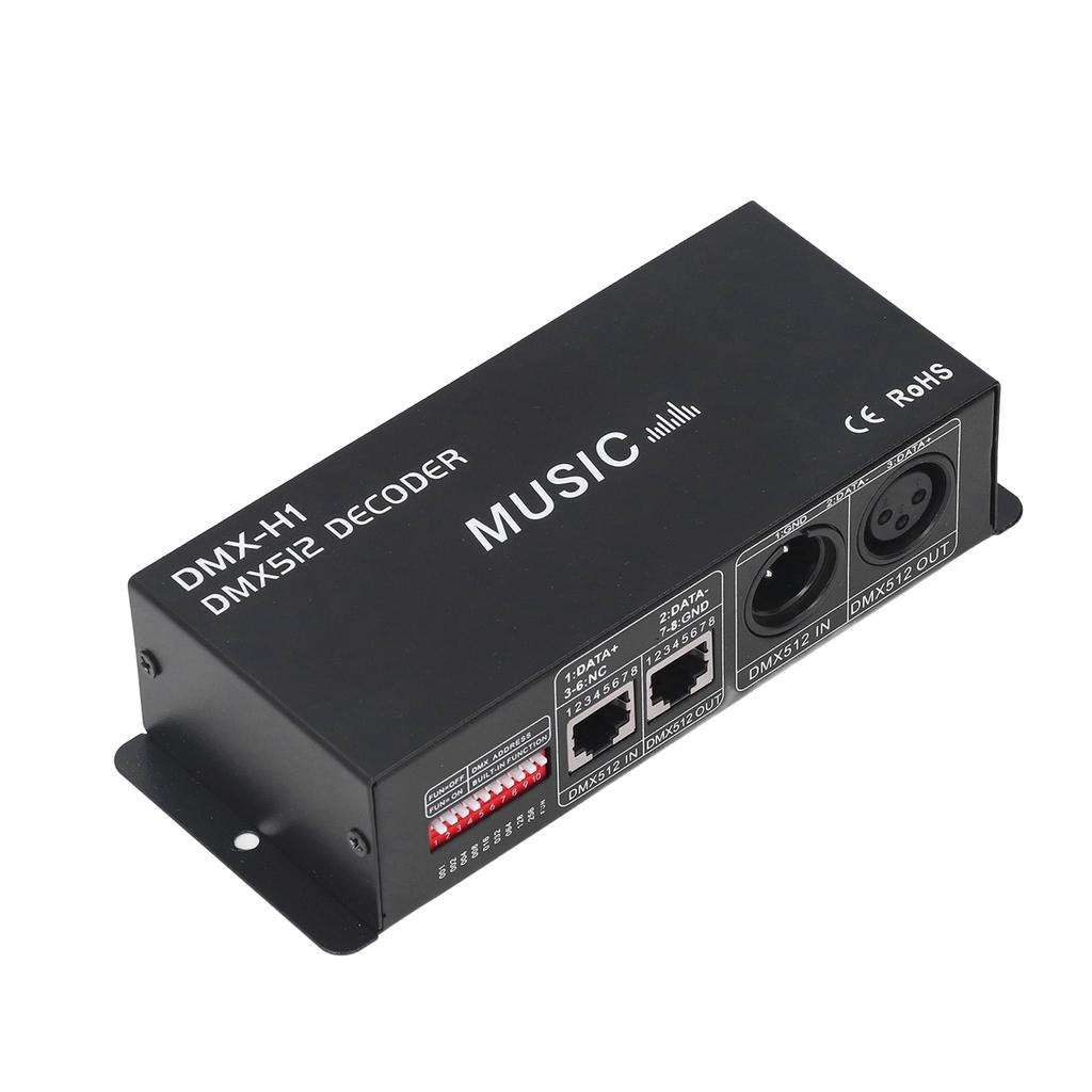 4 Channel DMX 512 Decorder Adjustable RGB Dimming LED Decorder Controller for Bars Hotels Sober