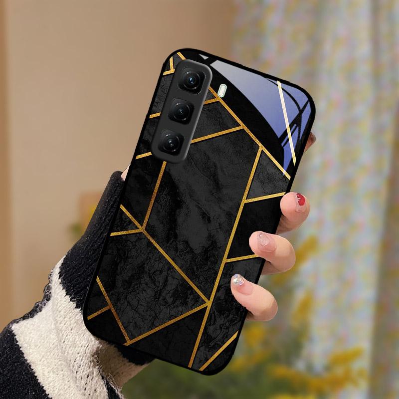 Для Infinix Hot 60 Pro Plus 60i Чехол Закаленное Стекло Чехол для Телефона Защита Камеры Защитный Чехол Для Infinix Hot60 Pro 60Pro Capa