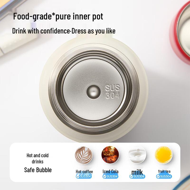 MINISO Play Series 304 Stainless Steel Desktop Straw Cup 530mL