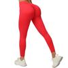 Chic V-Back Butt-Lifting Sports Leggings: Seamless Peach-Enhancing Yoga Pants