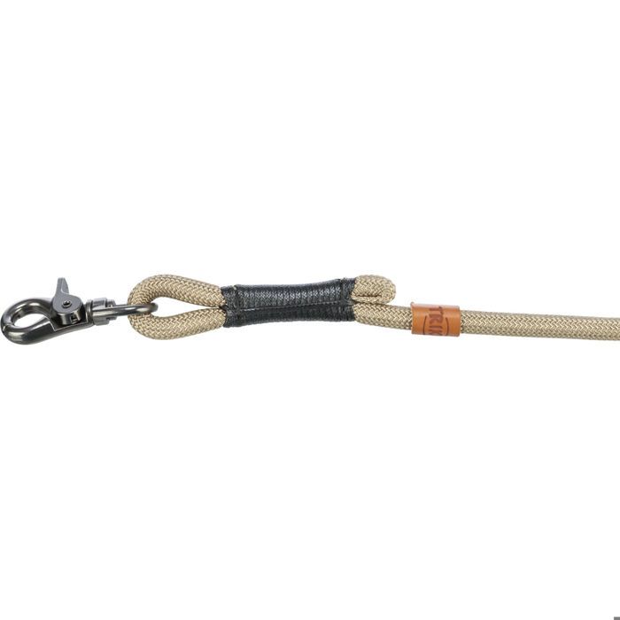 Laisse pour chien - Trixie - Be Nordic - Corde tissée - Couleur beige/noir - Nylon