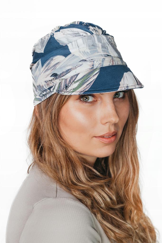 Jasmina Turban With a Visor 259 Ruffled Cap Even After Chemotherapy