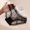 Breathable Sexy Lace Mesh Panties with Bowknot for Women