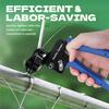 Сад Гёте WCT322 Пистолет для стальных кабельных стяжек для затягивания и обрезки кабельных стяжек шириной 12 мм, 4 доступных размера, Многоцелевой пистолет для кабельных стяжек,