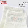 THREEGUN [Impression Series] Women's Socks, 100% Pure Cotton, Elegant Mid-Calf Socks, 10A And Odor-Resistant, Versatile Women's Socks