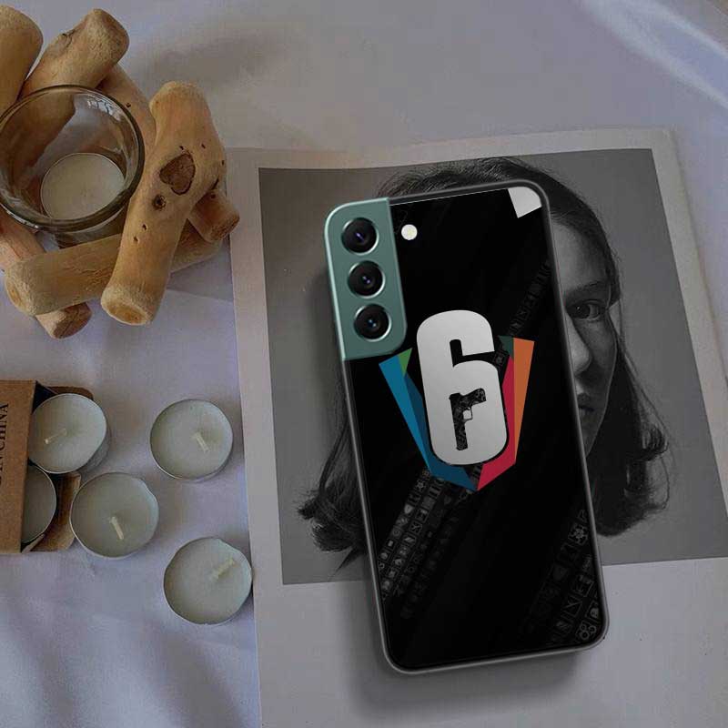 Game Rainbow S-Six S-Siege Phone For Samsung S25 Edge Galaxy S22 Ultra S21 S10 S9 Plus S20 S23 S24 FE Case S10E Cover Silicone S