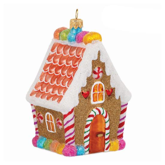 Gingerbread House Christmas Decoration Resin Gingerbread Christmas Tree Hanging Ornaments for Tree Holiday Party Home Decor