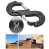 S Shape Steel Slip Hook Winch Hook Universal Heavy Duty Quick Release Automotive Winch Hook Steel Latch Winch Hook