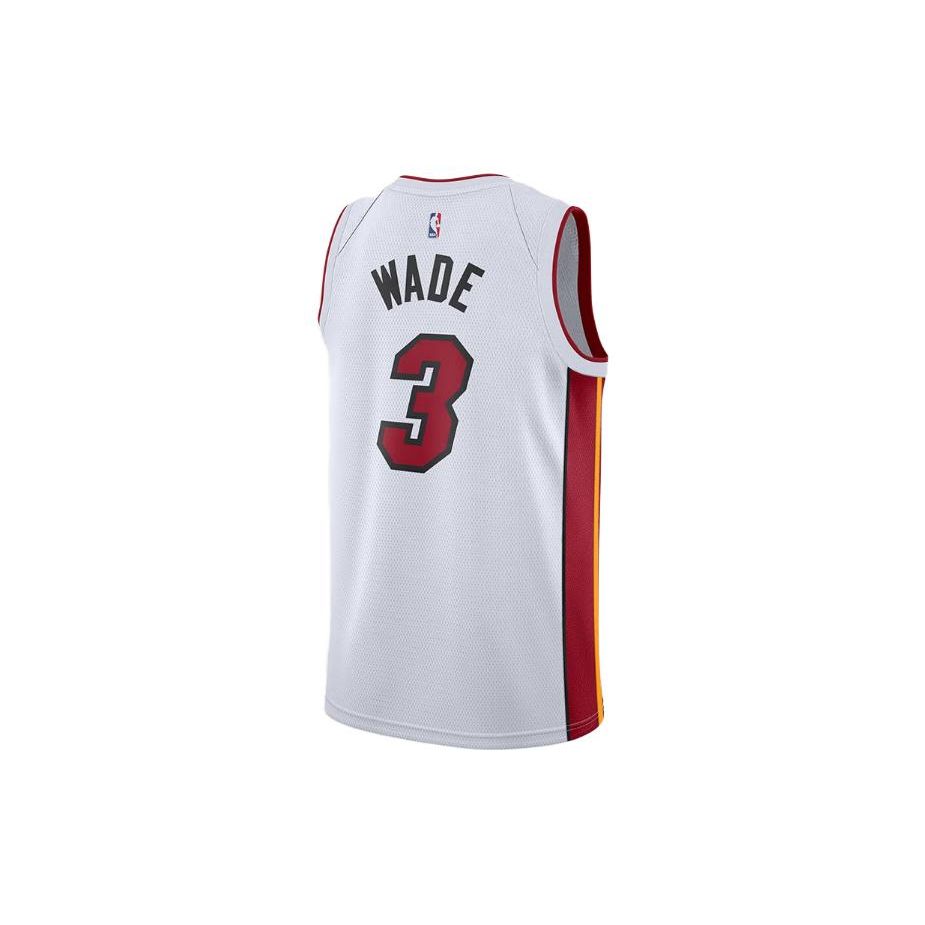 Nike Майами Хит Майка с цифровым принтом и V-образным вырезом Мужские топы Белый 864427-104