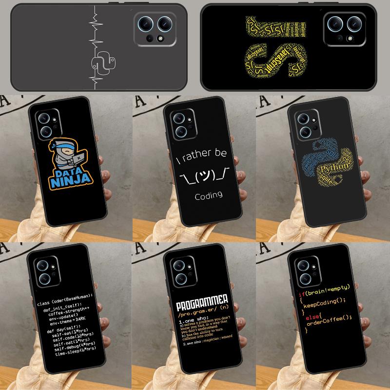 Programming Coding Case For Xiaomi Redmi Note 9 10 11 12 13 14 Pro 9S 10S 11S 12S Redmi 14C 13C 10C 12C Cover
