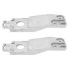 1Pair Lower Radiator Bracket 13243026 Silver Lower Radiator Mounting Bracket Replacement for Regal