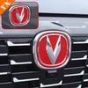 Для Changan cs55 plus аксессуары cs55plus 2025 2024 Автомобильный светоотражающий значок, Предупреждающий значок, Модификация переднего и заднего значка