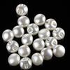 50PCS Round Mushroom Crafts DIY Clothing Dress Accessories Scrapbooking Sewing Pearl Buttons