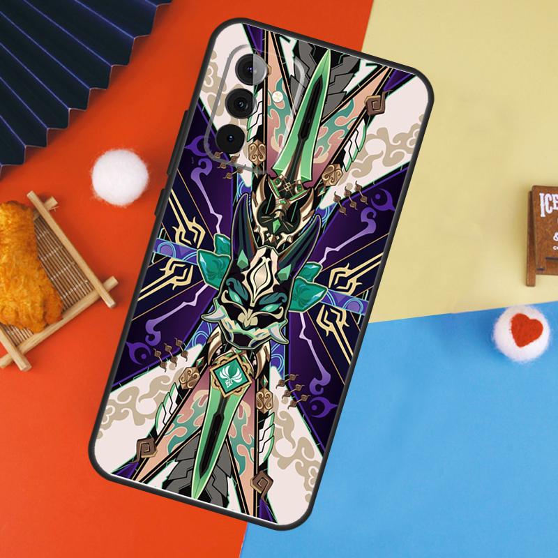 Чехол Genshin Impact для Samsung Galaxy A17 A35 A55 A06 A16 A26 A36 A56 A53 A32 A52 A33 A13 A14 A34 A54 A15