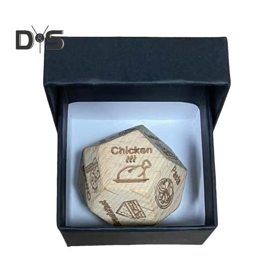 1/4/5 шт. игральные кости для принятия решений на свидании, 6/12-гранные, портативные деревянные игральные кости для взрослых пар, День святого Валентина, годовщина, девушка, парень, муж, жена