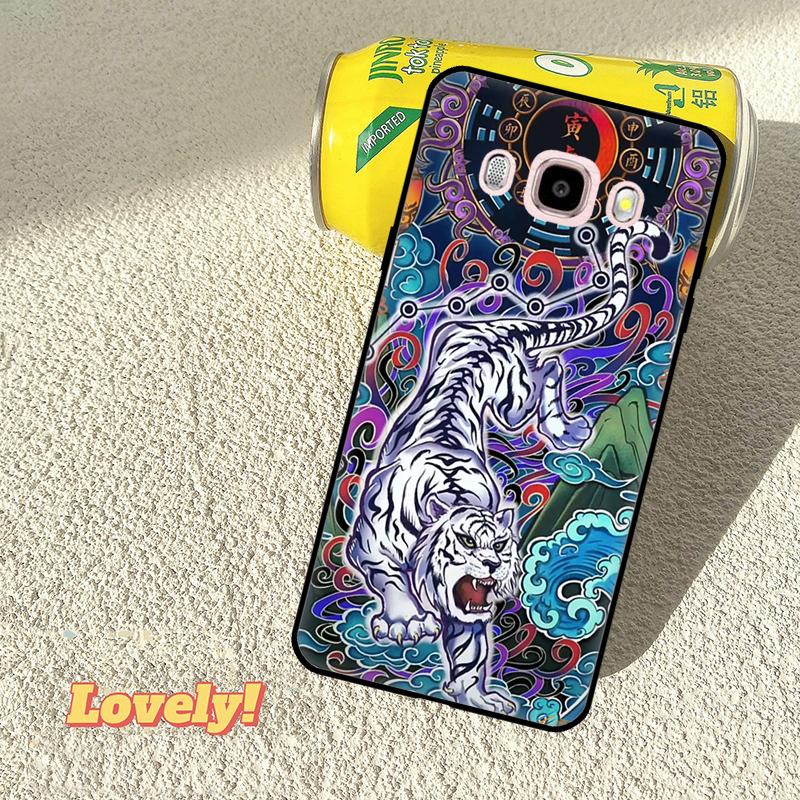 Чехол для телефона с китайским зодиаком Дракон Тигр для Samsung Galaxy J5 J3 J7 A5 J1 2016 2017 J2 Core J8 A9 J4 J6 A6 A8 Plus 2018