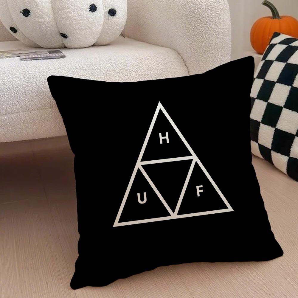 Skate American Fashion Brand HHUF Cushion Cover Throw Pillow Cover Hidden Button Durable Polyester Chair Cushion