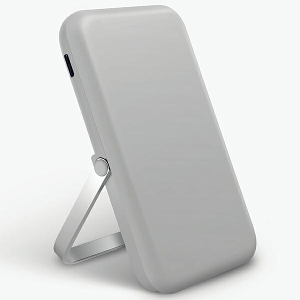UNIQ Powerbank Hoveo 5000mAh USB-C 20WPD Fast charge Wireless Magnetic light gray/chalk gray