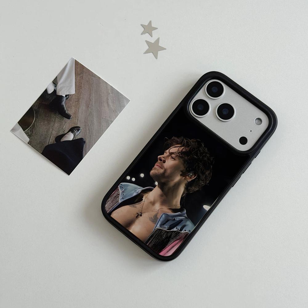 Чехол для телефона H-HaRRy Music Styles Для IPhone 17 Air 16 15 14 Plus 13 12 11 Pro Max Двухцветный Жесткий ПК Модный Защитный Чехол