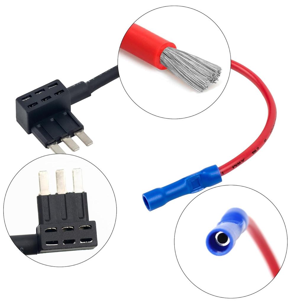 2pcs Micro3 ATM ADD A-Circuit Fuse Tap Link, 3 ATM Micro 3 Fuse Tap for Cars, Trucks, Boats