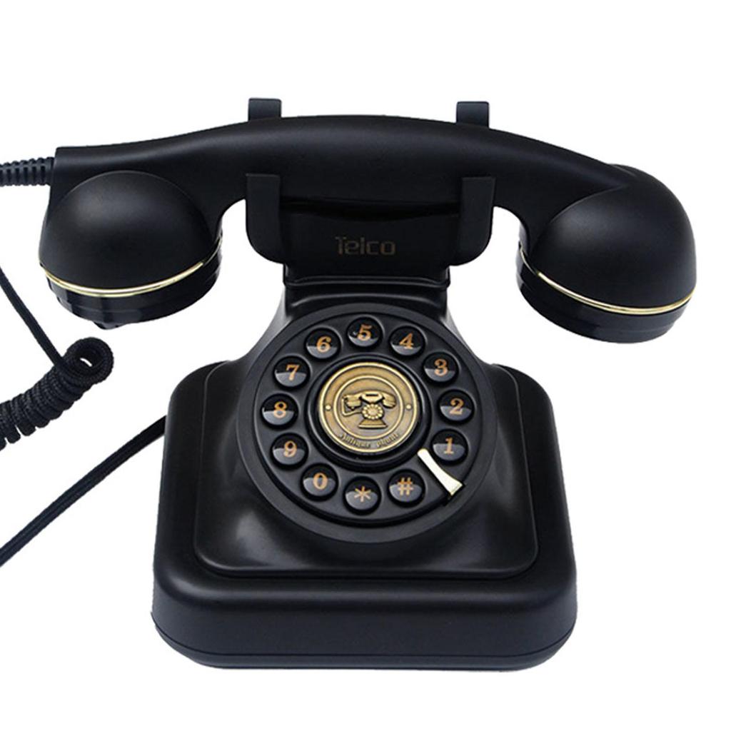 Телефон в винтажном дизайне, Диктофон, Оставитель голосовых сообщений, Телефон для мероприятий, Свадебный аудио гостевой телефон