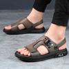 FashionMen Gladiator Sandals Summer Leisure Beach Holiday Sandals Men Shoes New Outdoor Male Retro Comfortable Casual Sandals Sneakers