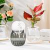 Пластиковый цветочный горшок Съемная настольная ваза Новый мини-плантер для суккулентов