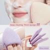 Botanical Sponge Glove Style Cleaning Puff Natural Exfoliating Face Wash Cleansing Sponge Deep Remover Black Head Skin Care Tool