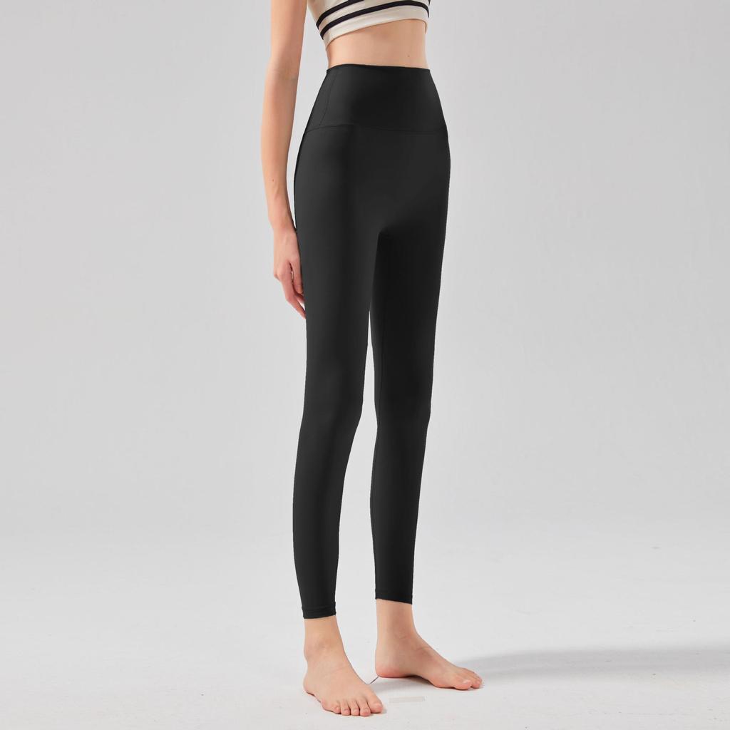 New Seamless High-Waist Yoga Pants: Nude Feeling, No Lines, Tight Fit for Women