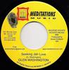 7-дюймовая пластинка ГЛЕН ВАШИНГТОН - Seeking Jah Love 104 Meditations Mus 2006 Ямайка Регги, Ска и Даб Б/У