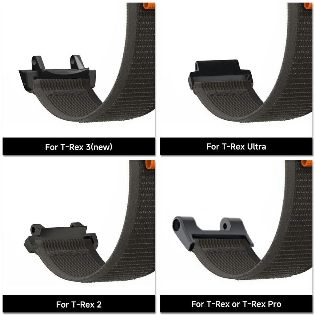 Fiber Leather Watch Band for Huami Amazfit T-Rex 2 Stitching Line Quick Release Replacement Strap