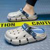 Baotou Hole Shoes Trendy Men's Summer Slippers Two Wear Outside Soft-soled Casual Beach Shoes Cool Slippers Men