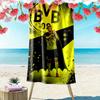 Erling Haaland GOAT Beach Towel, Large Soft Quick Dry Towel for Beach Camping Swimming