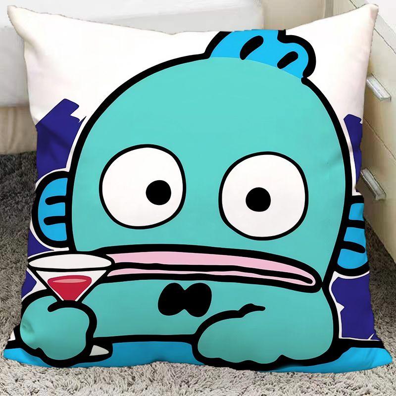 Ugly Fish Hanton Sanrio Cartoon Peripheral Pillow Lunch Break Sleeping Pillow Bedside Pillow Dormitory Cushion
