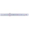 Shinwa Sokutei 30cm Silver Ruler with Stopper, 76752