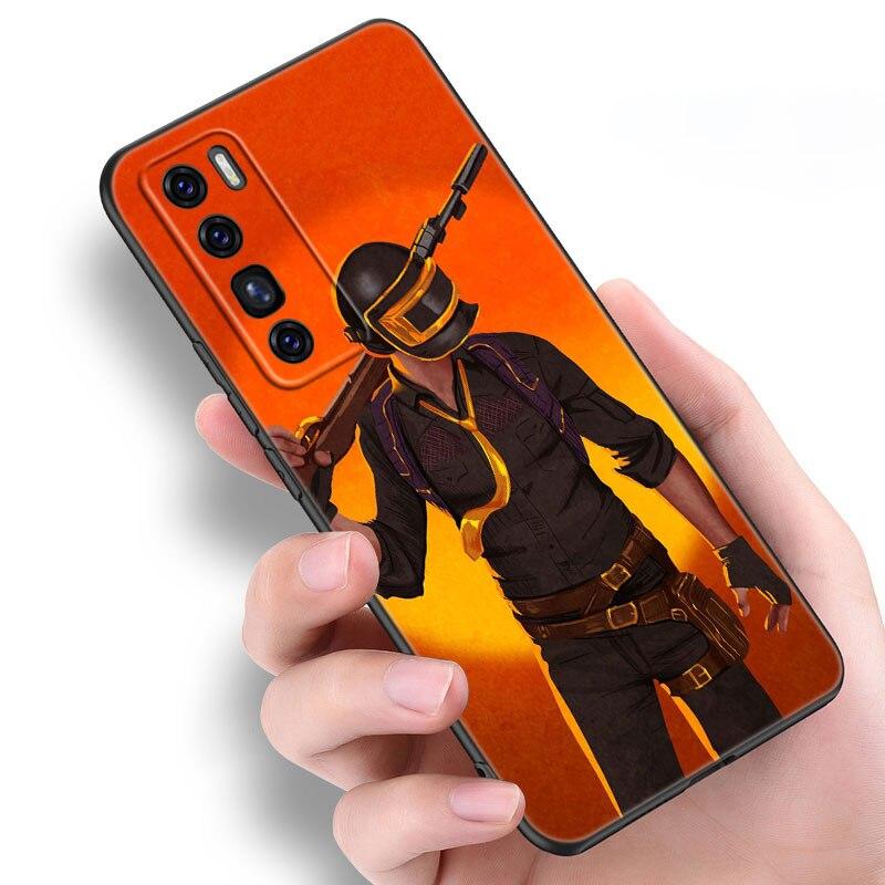 Чехол для игры Pubg для Huawei NOVA 8 9 Pro 8i 7i 7SE Y60 5T Mate 40 30 20 10 Lite Honor 50 30 Premium Pro Plus 30S, черный мягкий чехол