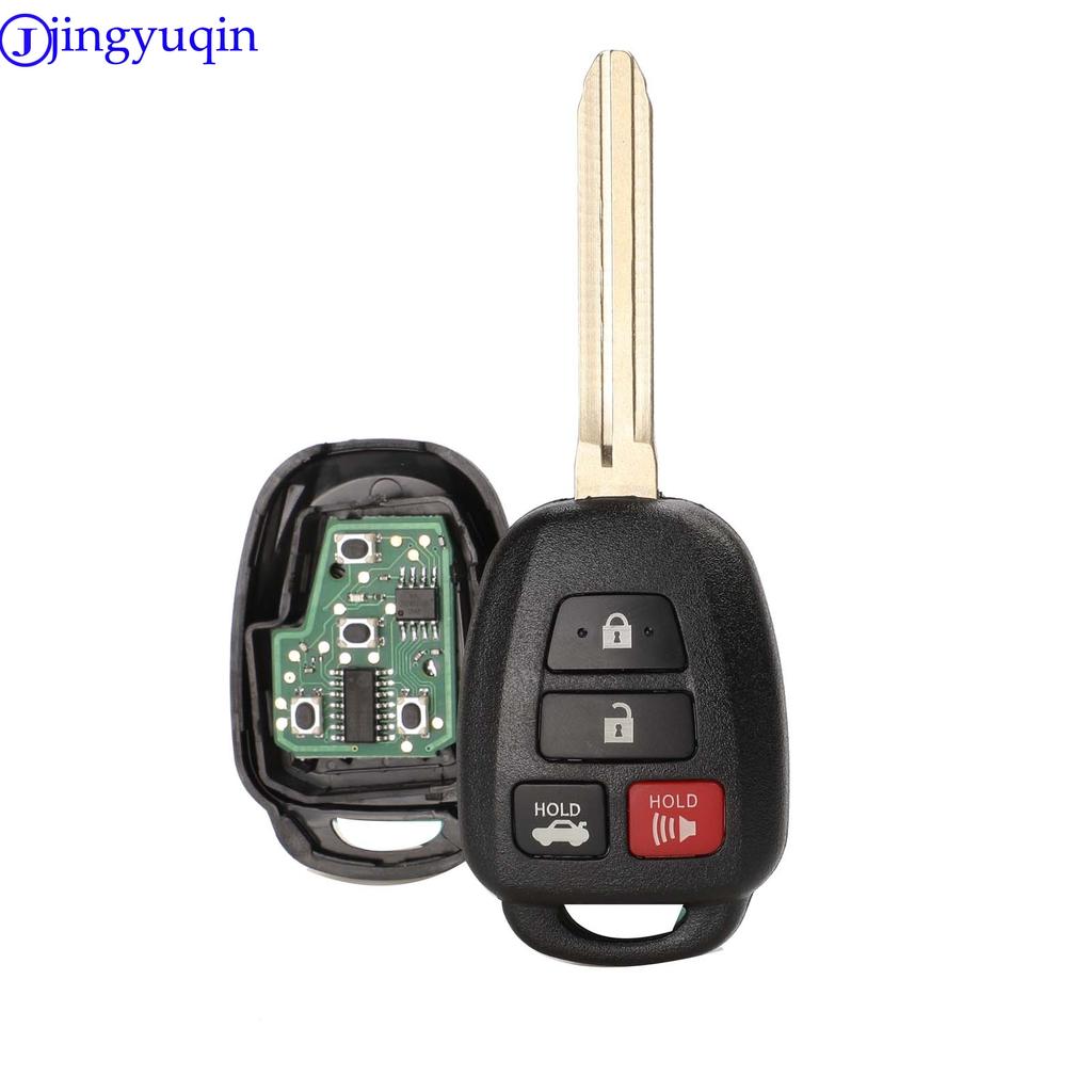 Jingyuqin 314.4Mhz дистанционный ключ автомобиля для Toyota Camry G/H чип опционально 2012-2017 HYQ12BDM HYQ12BEL полный ключ