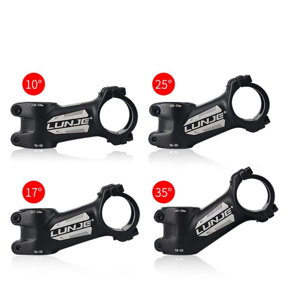 Aluminum Zinc Zinc Alloy Bike Stem Riser Mountain Bike Stem Bike Handlebar Stem 17 Degree Bike Stem