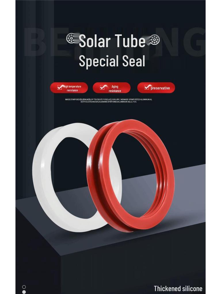 Силиконовое уплотнительное кольцо для солнечного водонагревателя, набор для 47 и 58 вакуумных трубок и 70-литрового бака - Герметичные аксессуары