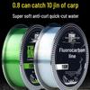 Премиальная флюорокарбоновая нейлоновая леска-поводок для рыбалки