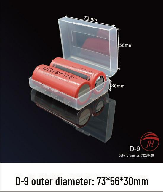 Водонепроницаемый, влагостойкий, устойчивый к падениям пластиковый ящик для хранения батарей из полипропилена для No. 5, нет. 7, Аккумуляторы 18650.
