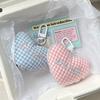 1 шт. милый хлопковый наполнитель 3D сетка сердце брелок автомобиль сумка кулон рюкзак брелок безделушка подарок для девушки брелок аксессуары